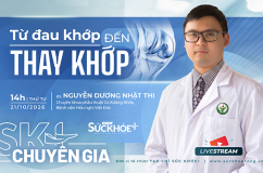 14h00 TỌA ĐÀM trực tuyến: Từ đau khớp đến thay khớp