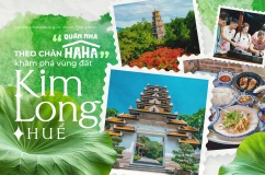 Theo chân 'Quán nhà Haha' khám phá vùng đất Kim Long, Huế