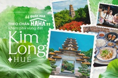 Theo chân 'Quán nhà Haha' khám phá vùng đất Kim Long, Huế