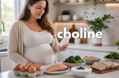 Mẹ bổ sung choline khi mang thai, con nhận nhiều lợi ích