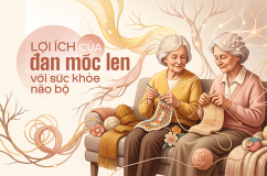 Lợi ích của đan móc len với sức khỏe não bộ