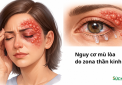 Nguy cơ mù lòa do zona thần kinh