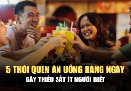 Cơ thể thiếu sắt vì 5 thói quen ăn uống hàng ngày 