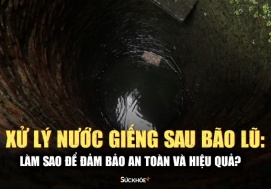 Bộ Y tế hướng dẫn cách xử lý nước giếng sau mùa bão lũ 