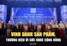 Lễ trao Giải thưởng “Sản phẩm Vàng vì sức khỏe cộng đồng” năm 2025