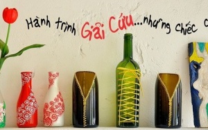 10 mẹo tận dụng vỏ chai, lọ thủy tinh