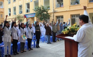 5 phút để bệnh viện Xanh - Sạch - Đẹp