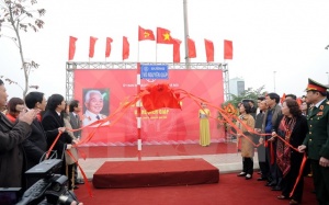 Gắn biển đường, phố mang tên 3 danh nhân họ Võ