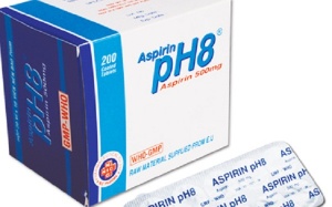 Thu hồi thuốc giảm đau Aspirin pH8 500mg