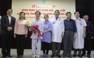 Nạn nhân vụ sập giàn giáo tại Hà Tĩnh đã có thể xuất viện