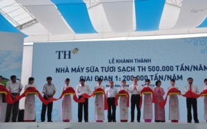 Lễ khánh thành Nhà máy Sữa tươi sạch lớn nhất Đông Nam Á