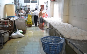 Tiếp tục phát hiện bún có chất Tinopal tại 3 tỉnh