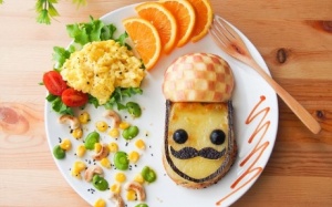 Những mẫu trang trí đồ ăn ngộ nghĩnh cho bé yêu