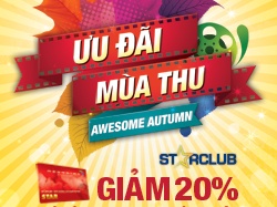 “Ưu đãi mùa thu' tại MegaStar Cineplex