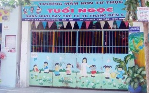 Đình chỉ các lớp mầm non tư thục không đảm bảo điều kiện