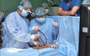 BV E triển khai thường quy mổ nội soi thay van tim 2 lá