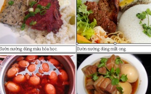 Nhận diện món ăn dùng phẩm màu hóa học