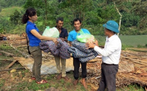 'Vì ta cần nhau' tặng quà đồng bào Quảng Bình thiệt hại do bão