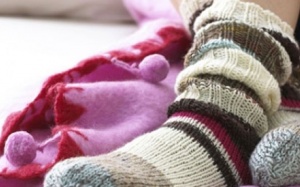 Giữ ấm đôi chân ngày đông