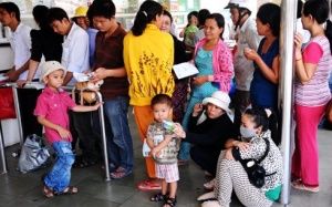 Bùng phát bệnh hô hấp cấp ở trẻ