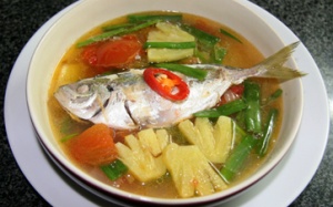 Ngọt ngon canh cá chỉ vàng