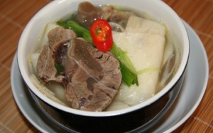 Bắp bò hoa hầm măng tươi