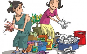 Giữ tay đón tết