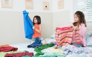 Tập cho con tự làm việc nhà