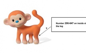 Mỹ thu hồi đồ chơi nguy hiểm cho trẻ mọc răng