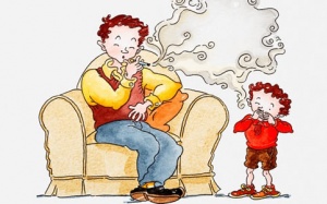 Trẻ tổn hại động mạch vì khói thuốc thụ động