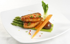 Đổi vị với cá hồi áp chảo