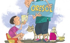 Trẻ teo não vì mẹ pha oresol không đúng cách