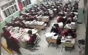 Trung Quốc: Nam sinh nhảy lầu tự tử ngay tại lớp