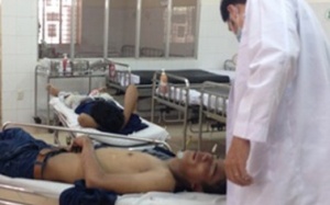 7 người rơi từ 40m, dập gan, thận, chấn thương vùng kín