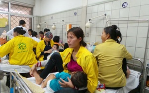 Tình trạng viêm phổi do biến chứng sởi tăng nhanh