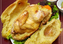 Món lạ 'đảm bảo' ngon: Gà ta bó xôi