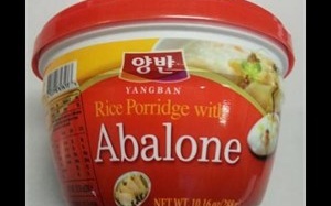 Cháo bào ngư ăn liền Hàn Quốc bị nghi chứa vi khuẩn có hại