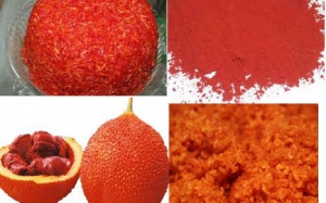 Cảnh giác với màu đỏ bất thường của xôi gấc