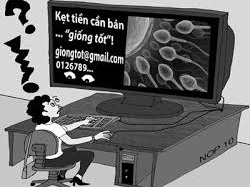 Nhộn nhịp rao bán tinh trùng để... sắm đồ