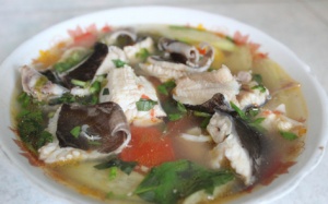 Đổi vị với canh chua cá đuối