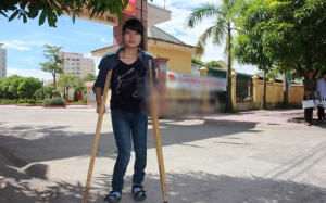 Thí sinh bị liệt do chất độc da cam và ước mơ thành Dược sĩ