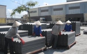 Asbestos ( Amiăng) trắng làm tấm lợp cũng gây ung thư