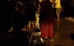 Phát hiện xác thai nhi trong đêm mưa tầm tã