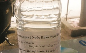 ''Nước thần' Kangen rửa bồn cầu cũng tốt, uống càng tốt???