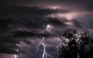 Thanh Hóa: Trú mưa trong lán, 2 người bị sét đánh chết