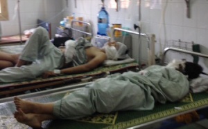 13 người bị bỏng trong vụ cháy quán bar Luxury