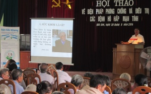 Chung tay đẩy lùi các bệnh hô hấp mạn tính ở người cao tuổi