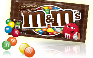 Kẹo socola M&M có thể gây dị ứng