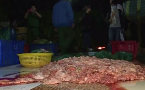 Thịt bò khô làm từ phổi heo không rõ nguồn gốc