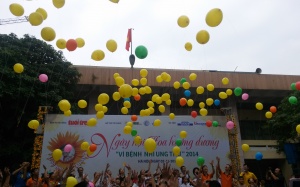 Giúp trẻ ung thư qua Ngày hội hoa hướng dương